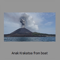 Anak Krakatau from boat